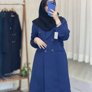مانتو بلند اداری مدل شقایق