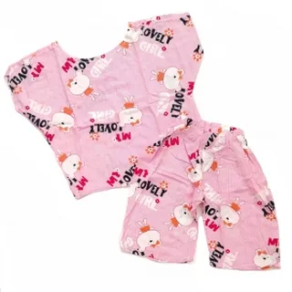 بلوز شورت صورتی خرسی