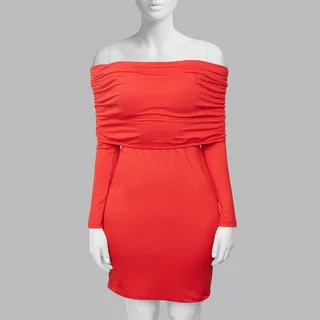 پیراهن یقه قایقی زنانه مدل 835353558 طرح ترندیول