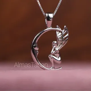گردنبند زنانه سولیتر کد 632