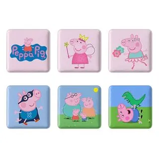 پیکسل خندالو مدل انیمیشن پپاپیگ Peppa pig کد 1340B مجموعه 6 عددی