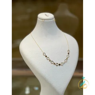 گردنبند طلا طرح دایره