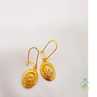 گوشواره طلا طرح ترنج یکتاخواه