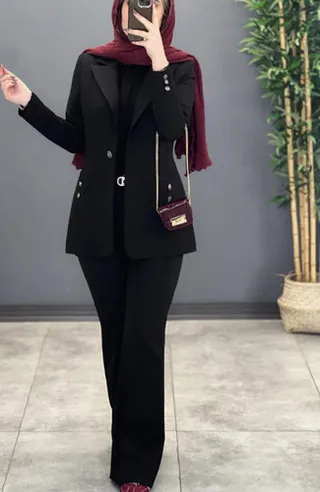 کت و شلوار رز کد 86723
