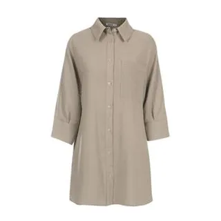 تونیک آستین بلند زنانه سرژه مدل 232169 رنگ کرم