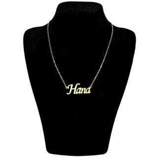 گردنبند نقره طرح حنا طرح 001