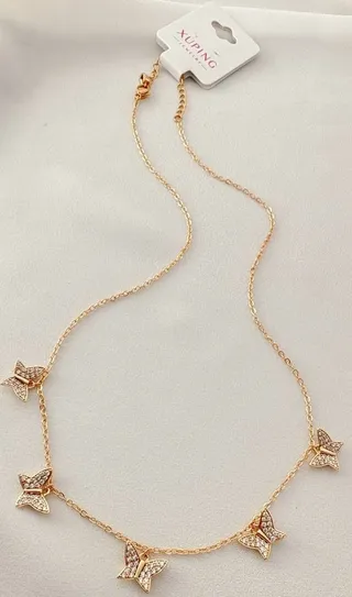 گردنبند برند ژوپینگ طرح پروانه