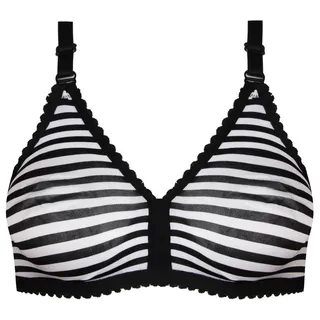 سوتین زنانه ماییلدا مدل پرسی راه راه بدون فنر کد 5...