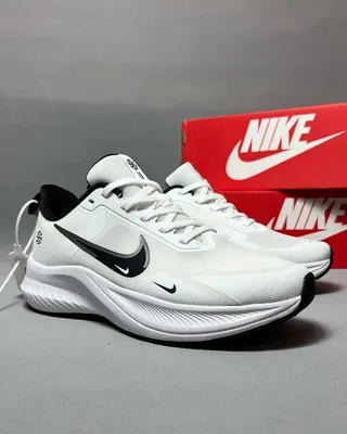 کفش اسپرت کتانی نایک زوم برفی سفید Nike Air Zoom