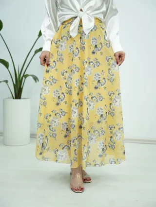دامن آستر دار شکوفه کد5926