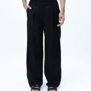 شلوار لینن مدل DUST مشکی برند موهر | mouher