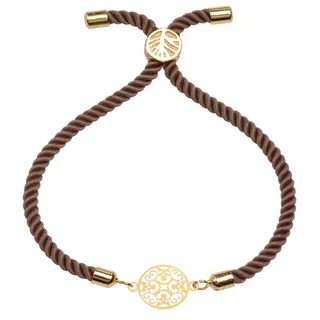 دستبند طلا 18 عیار زنانه کرابو طرح اسلیمی مدل kr10...