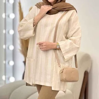 شومیز زنانه شومیزمانتویی زنانه تونیک زنانه لنین 