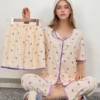 ست سه تیکه نخ موسلین کد6464