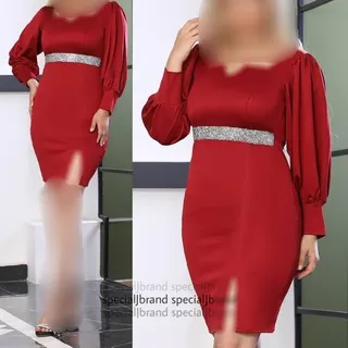 لباس مجلسی زنانه کوتاه و پوشیده کرپ غواصی