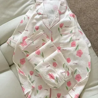 ست دو تیکه نخ موسلین کد6374