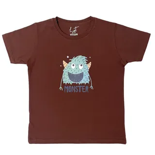 تیشرت آستین کوتاهبچگانه لینتل مدل Monster
