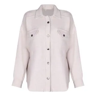 شکت زنانه مدل کنفی رنگ شیری