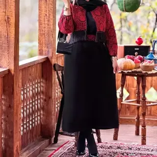 کت و سارافون و کمربند زنانه ست یلدایی زنانه 