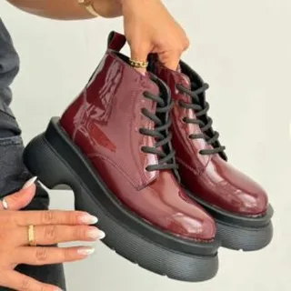 نیم بوت زنانه آلبالو سایز37