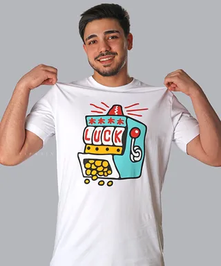 تیشرت طرح دار مردانه 1102