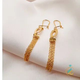 گوشواره طلا طرح دلبر یکتاخواه