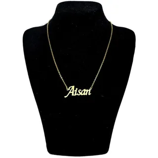 گردنبند نقره طرح اسم آیسان کد 01