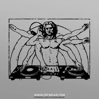 تیشرت Leonardo Da Vinci vs. DJ