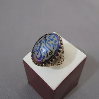انگشتر مردانه با ذکر سه شنبه