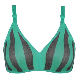 سوتین زنانه ماییلدا مدل راه‌راه بدون فنر کد 5046 ر...