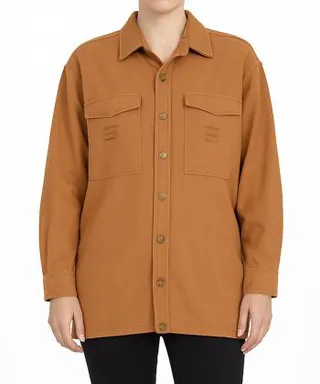 مانتو شومیزی کوتاه زنانه شندی مدل 9103