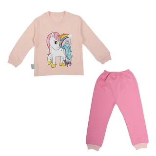 ست تی شرت آستین بلند و شلوار بچگانه سپیدپوش کد 140...