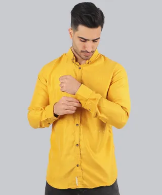 پیراهن مردانه آستین بلند مخملی 0436