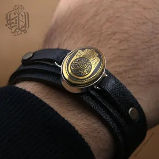 دستبند مردانه حدید صینی کد2414