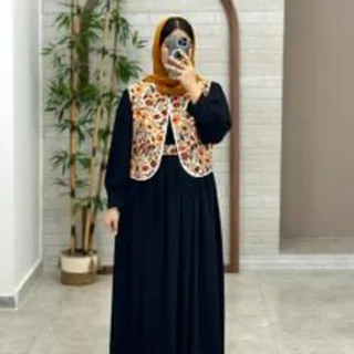 پیراهن جلیقه روشنک مشکی