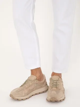 کفش کتانی و اسپرت زنانه بژ پیرکاردین