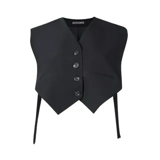 جلیقه زنانه سرژه مدل 234117 رنگ مشکی