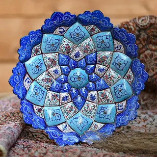 بشقاب میناکاری 20 سانتی کد 76