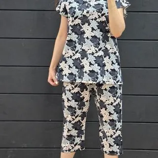 ست پیراهن و شلوارک زنانه