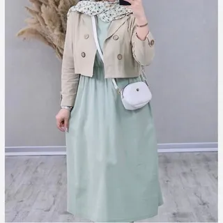 ست کت سارافون دوتیکه ساحلی زنانه و دخترانه لنین