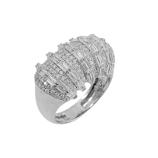 انگشتر نقره زنانه مدل پرنس 86