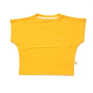 کراپ کیمونویی نارنجی کمرنگ