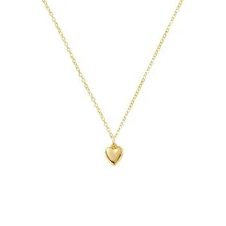 گردنبند طلا 18 عیار زنانه وی وی گلد گالری مدل قلب کد tiny