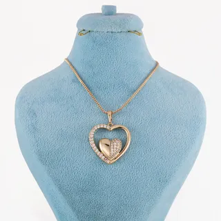 گردنبند زنانه ژوپینگ مدل قلب کد ne551