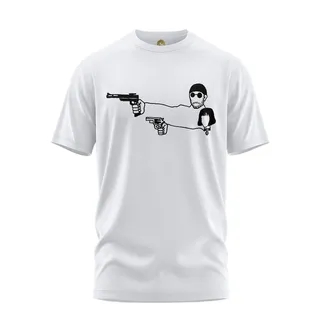 تی شرت آستین کوتاه مردانه هومرو مدل TW433 طرح لئون...