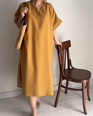 پیراهن Borno (خردلی)