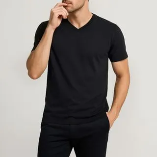 تی شرت آستین کوتاه مردانه باینت مدل 2261798 رنگ مشکی