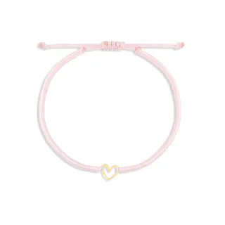 دستبند طلا بافت قلب