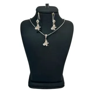 نیم ست نقره زنانه مدل سنجاقک کد00231