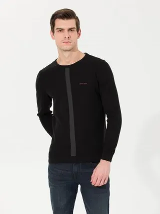 پلیور مردانه مشکی پیرکاردین
